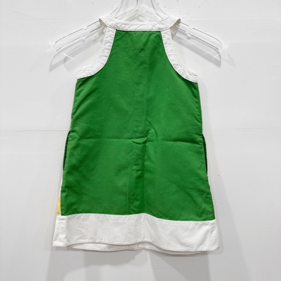 Gymboree Vintage Daisy Print Dress Button Front Green Size 6 Cotton - Picture 2 of 6